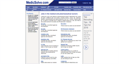Desktop Screenshot of medicsolve.com